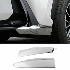 For Lexus NX 250 350 350h 2022-2024 Chrome Front Bumper Guard Corner Strip Cover