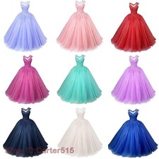 Evening Formal Party Ball Gown Prom Bridesmaid Host Acting Dress QYHS 30COLORS