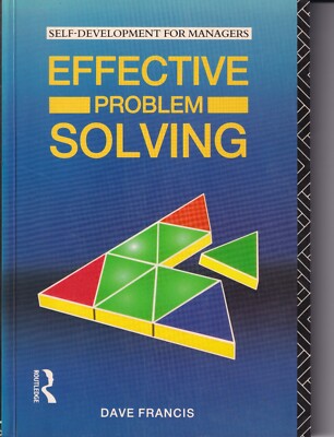 Dave Francis Effective Problem-Solving, broschierte Ausg., neu