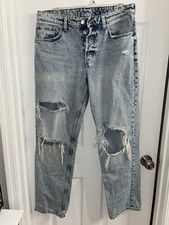  Denim 90  s Boyfriend Jeans High Waist Women  s Size 6