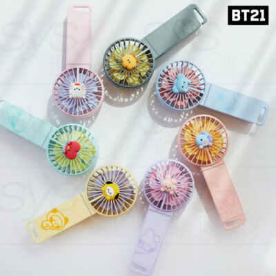 BTS BT21 Official Authentic Goods minini 3WAY Handy Fan + Express Shipping