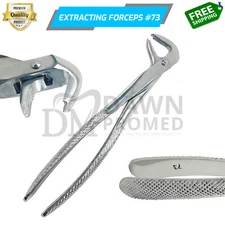 Dental Extracting Forceps #73 Used For Lower Molar Wisdom Surgical Instruments