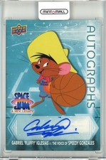 2021 Upper Deck Space Jam Gabriel Iglesias Speedy Gonzales Autograph Card