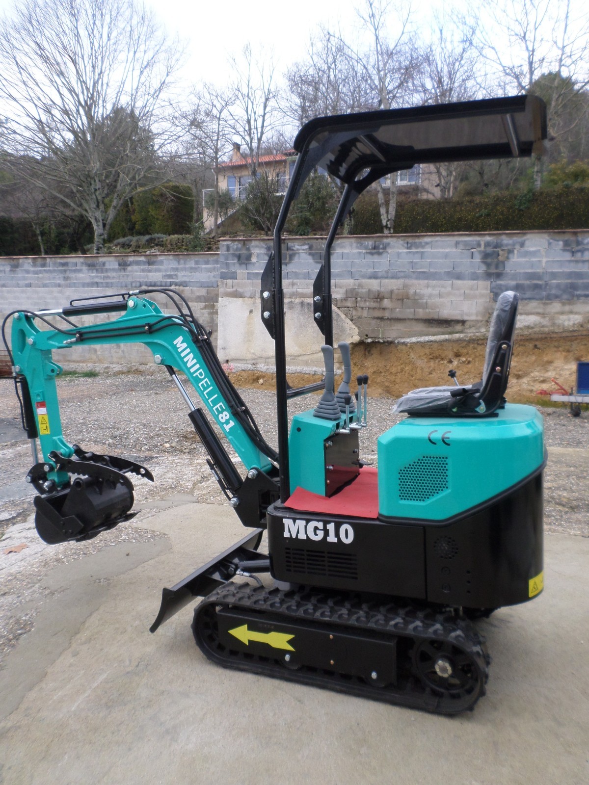 Contrepoids mini-pelle HIGHTOP HT10 et MG10 en acier de 20 kg