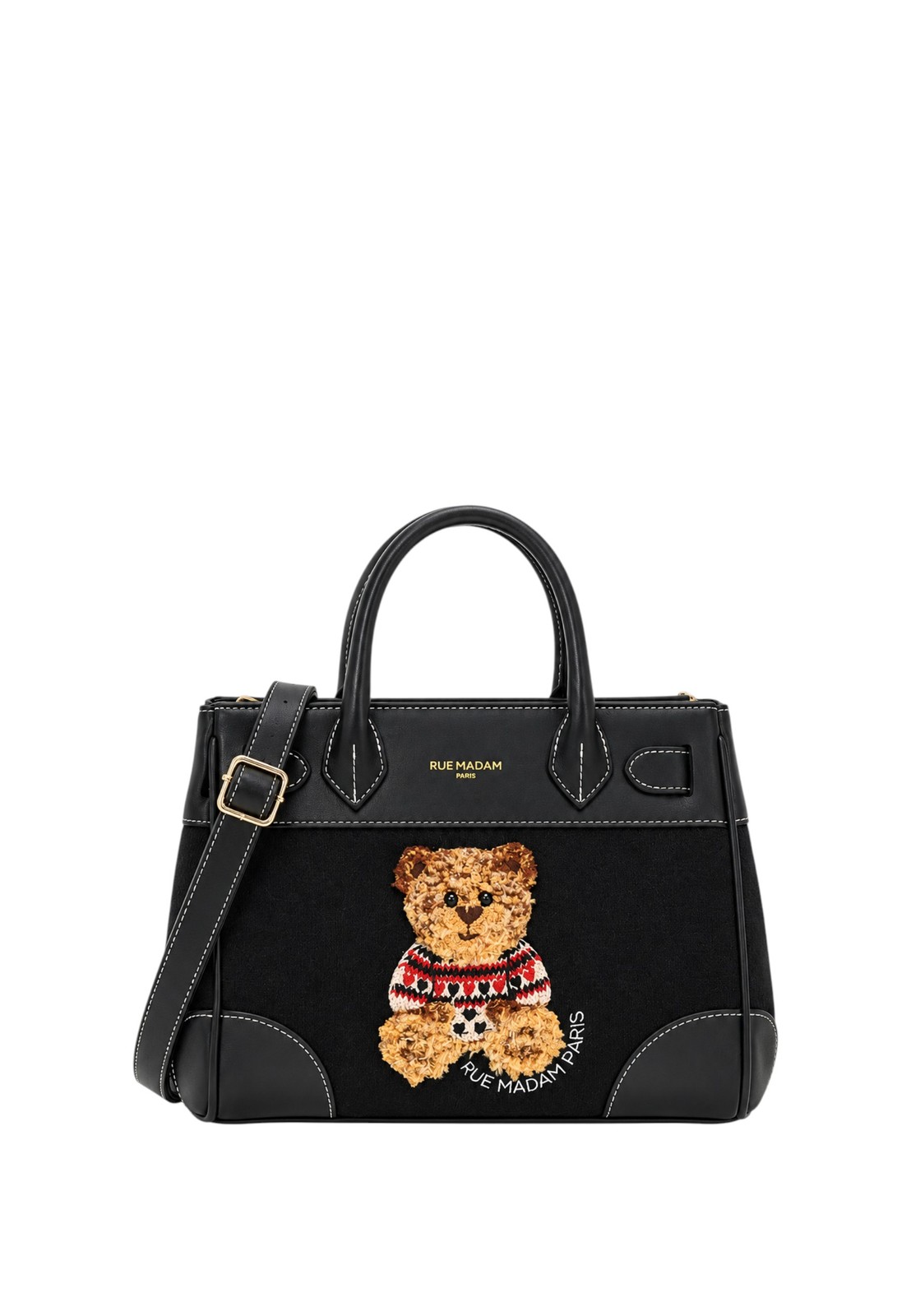 Borsa a Mano da Donna Rue Madam Black