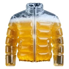 Transparent Beer-Filled Jacket Coat Vest For Pools Beer Festival Hot New