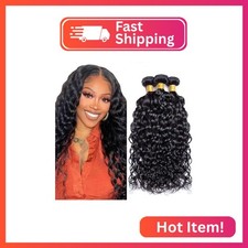 Water Wave Bundles Human Hair 3 Bundles 14 16 18 inch Wet and Wavy Bundle Human