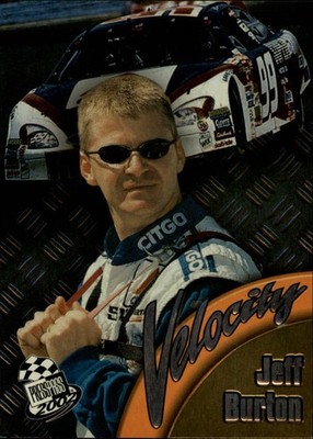2002 Press Pass Velocity #VL1 Jeff Burton - RAC