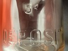 Vintage RARE 1945 H.B.& T. Embossed One Qt. Clear Glass Milk Bottle-Nice! — photo 6