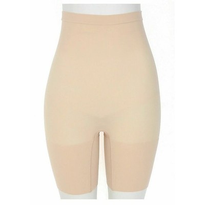 NEW SPANX Higher Power Short High-Waisted Shaper Short Soft Nude Size Large