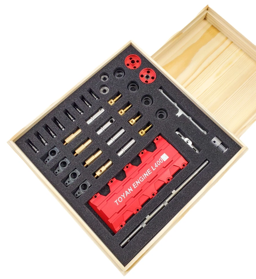 Toyan Motor FS-L400 WGC DIY 4 Stroke 4 Cylinder RC Nitro Gasoline Engine Kit - Image 2 of 4