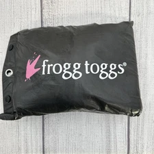 Frogg Toggs Rain Suit Mens MEDIUM Black Ultra-Lite2 Waterproof Breathable Hooded