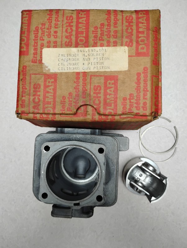 Sachs Dolmar Chainsaw 153 OEM New Cylinder with Piston and Rings, 144130101