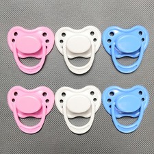 6PC Magnetic Pacifiers Dummy for Realistic Reborn Baby Dolls DIY Accessory Gifts