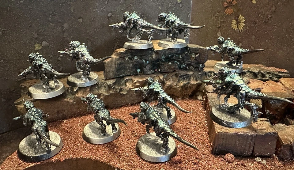 Preciosa pintura Warhammer 40K Tyranids Termagants X10, Nids Foto 3 de 4