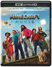 A Minecraft Movie 4K UHD Blu-ray  NEW