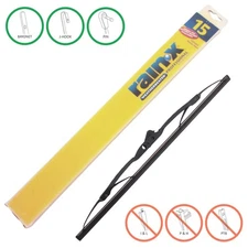 Rain-X RX30115 Professional Wiper Blade 15 Inch- J-Hook Bayonet & Side Pin