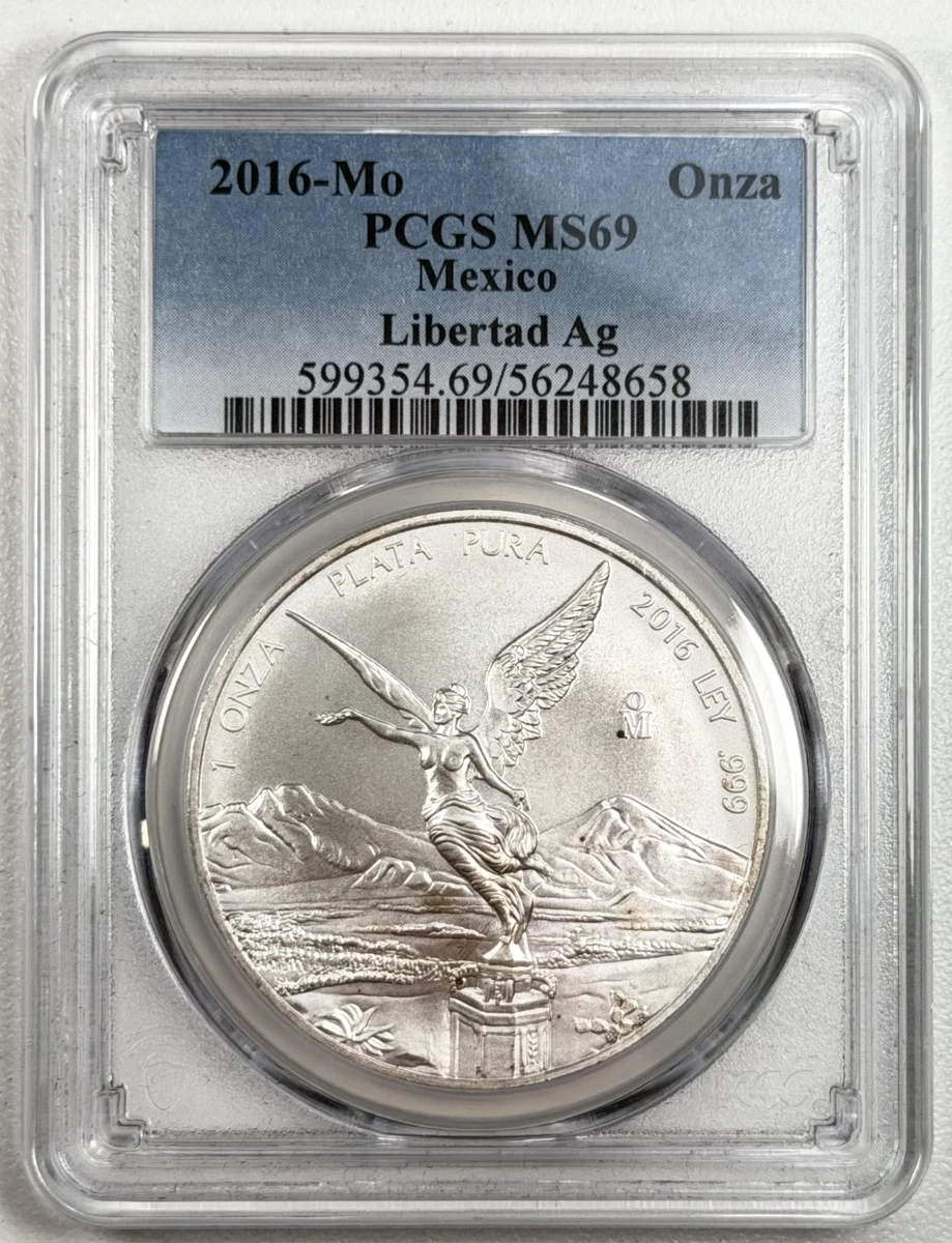 メキシコ　1 onza 銀貨　2016 メキシコ 1 onza 銀貨 2016 2016 Mo 1⁄20 Onza PR Values | Greysheet