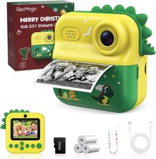Sofortbildkamera für Kinder, 48MP & 1080P, 2,4 Zoll Kinderkamera mit Sofortdruck