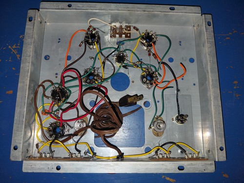 Vintage 1960s Voice of Music Tube Amp Chassis/Sockets/Standoffs/Wire/Thick Gauge