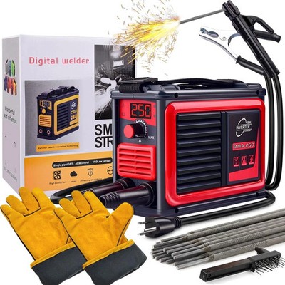 Welding Machine, Upgraded MMA-250A 110V Welder Machine,Portable Stick Welder