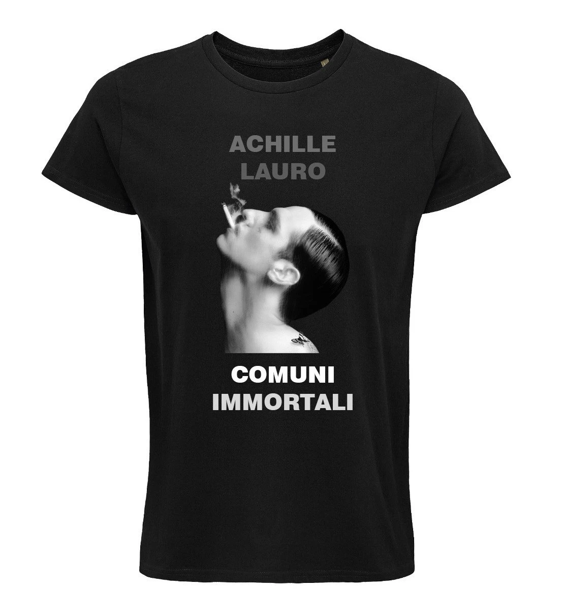 Maglietta Idea Regalo Musica Italiana E Rapper – La Divina Commedia Unisex, Cotone 100% Made In Italy - 4