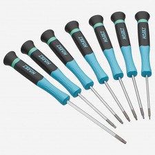 Hazet 811el-t7 Torx Electronic Precision Screwdriver Set With 3k Handles 7 Pie