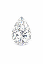 Pear Cut Moissanite Loose Stone VVS1 Excellent Cut with Certificate