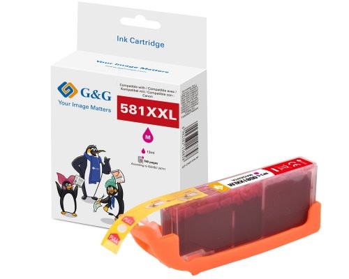 G&G 15843 G&G Xxl-Druckerpatrone Kompatibel Mit Canon CLI-581M Xxl-image