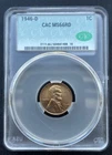 1946-D Lincoln Wheat Cent CAC MS66 RD
