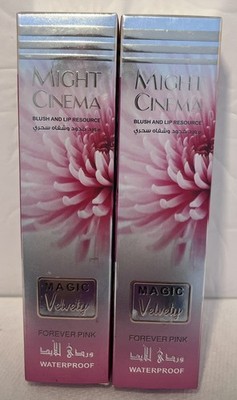 2pk-Might Cinema Blusher & Lip Resource Velvety Magical Waterproof-forever Pink