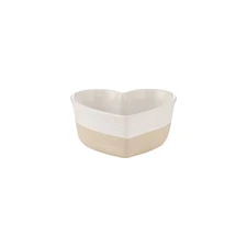 Mason Cash Rustic Charm Heart Baking Dish, 5.5" 375ml Mini Stoneware Oven Dish