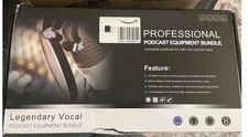 Professional Podcast Equipment Bundle - Sound Card - Recording Broadcasting