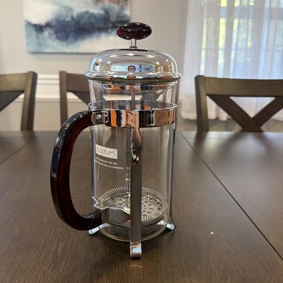 BODUM CHAMBORD The Original French Press Coffee Maker Brown Handle 8 Cups 34 Oz