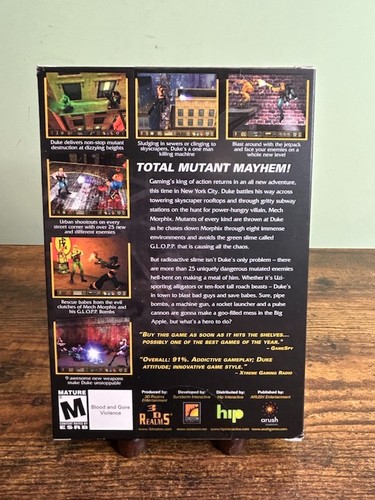 NUEVO Duke Nukem Manhattan Project 2002 Llavero PC Caja Pequeña Sellada 3D Realms - Imagen 3 de 8