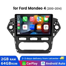 64G For Ford Mondeo 2010-2014 CarPlay Android 15 Car Radio Stereo GPS Sat Nav BT
