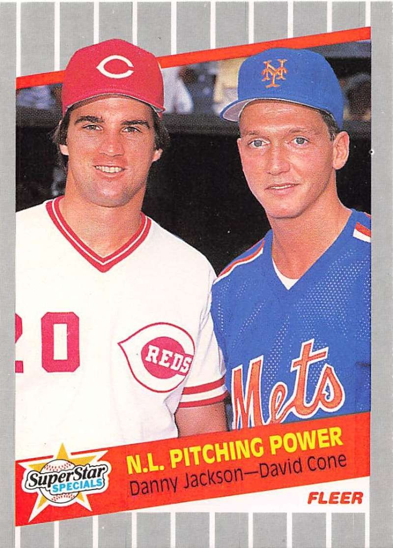 1989 Fleer #636 David Cone/Danny Jackson EX Excellent | eBay