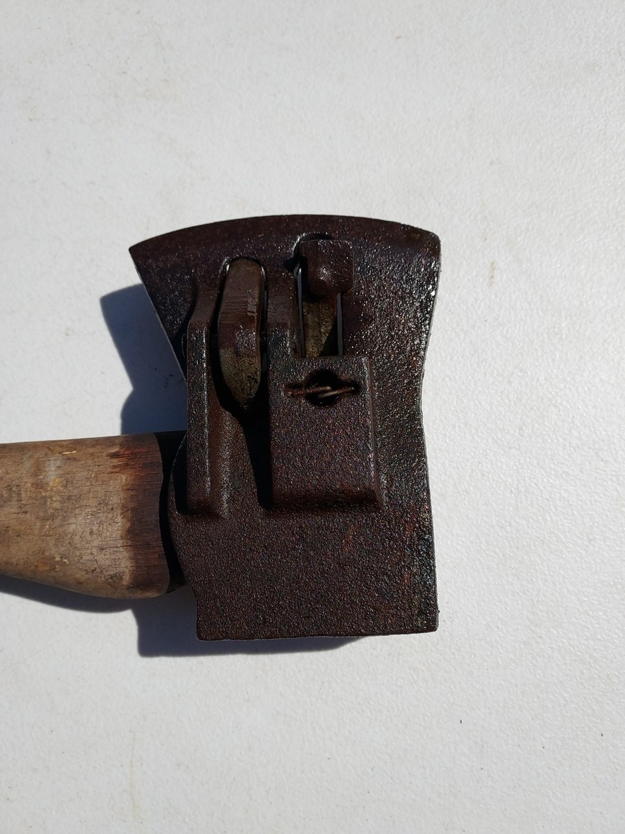 Vintage Chopper 1 Wood Splitting Axe Maul Tool Head Spring Loaded