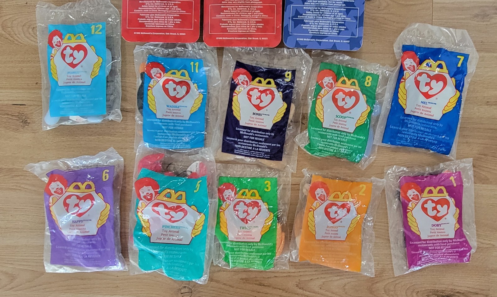 Ty 48 Piece Lot: Beanie Babies, Teenie Beanies, Bears Millennium Valentino Glory thumbnail 8