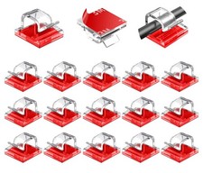 Halsouy Cable Clips 100pcs, Wire Clips, Durable Strong Adhesive Cable Organiz...