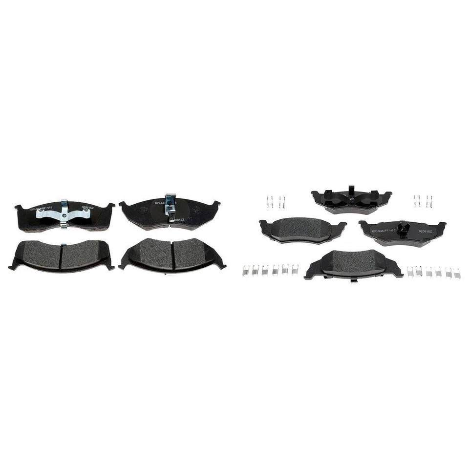 Pastillas de freno metálicas delanteras y traseras R-Line 2005 2003 Dodge Neon - Raybestos Foto 4 de 4