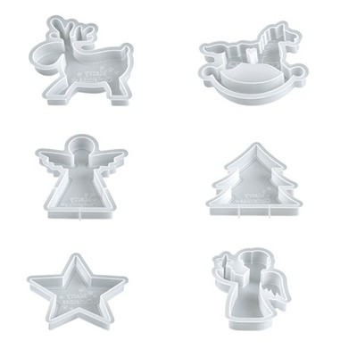 Christmas Theme Handmade Moulds Suitable for Resin Crafting and Soap Making