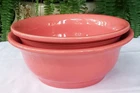 Fiesta Flamingo Mixing Multi-Purpose Bowl Set (2) NEW Rare Retired