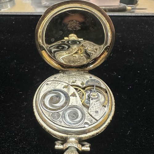 Elgin Streamline 14K Gold Filled 1925 17 Jewel Open Face Pocket Watch **WORKS** - Picture 8 of 11