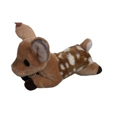 Aurora Miyoni Fawn Deer Brown White Spotted Stuffed Animal Plush Toy