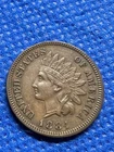 (1) Beautiful Antique 1884 Indian Head Cent/Penny XF-EXTRA FINE #44