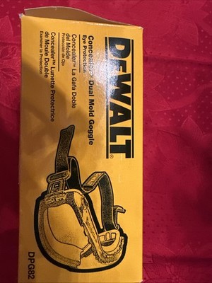 DEWALT DPG82 Concealer Safety Goggles with Clear Anti-Fog Lens