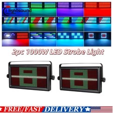 US 2PC/new dmx512 led strobe light 48 8 zone strobo 1000W flash dj clublight