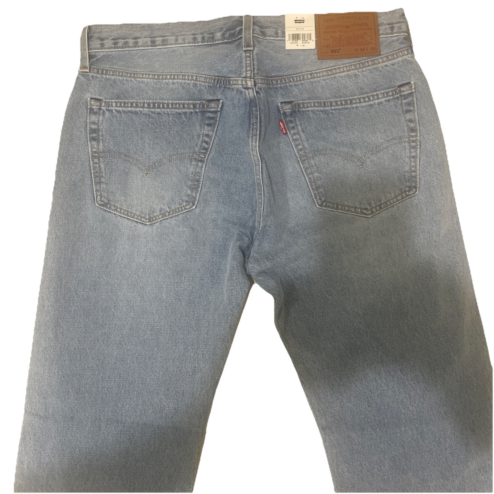Levi's Premium 501 Original Fit Selvedge Blue - 34X30 image 4