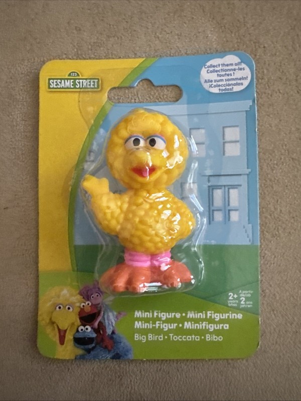 Sesame Street "Big Bird" Mini Figure Just Play Cute & Collectible